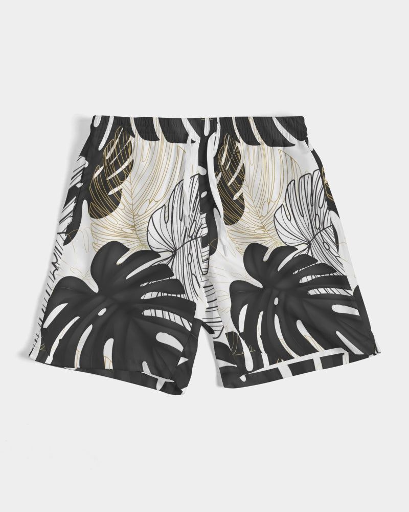 Monsters Gold + Black Men's Swim Trunks