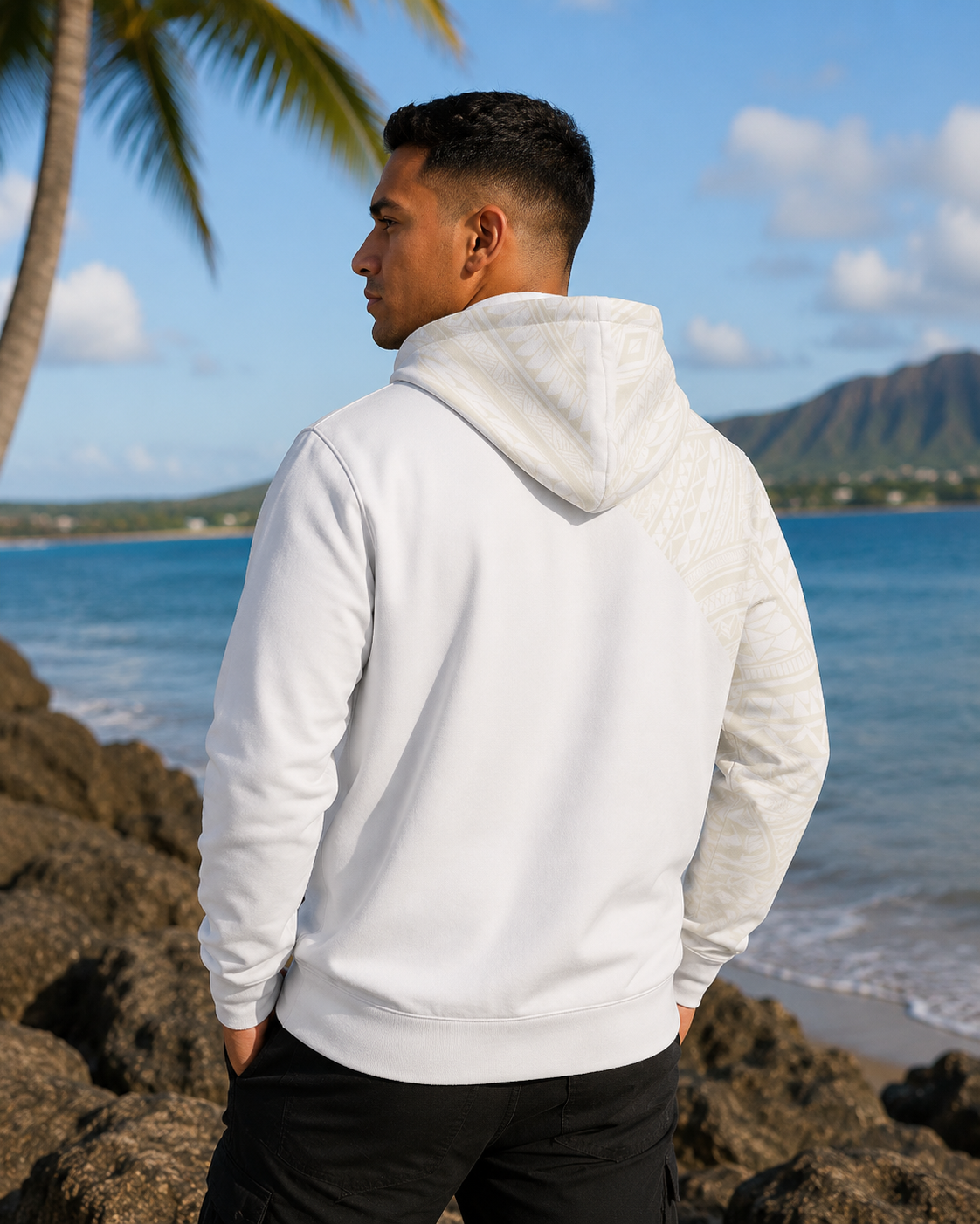 Samoa - White Men's Hoodie