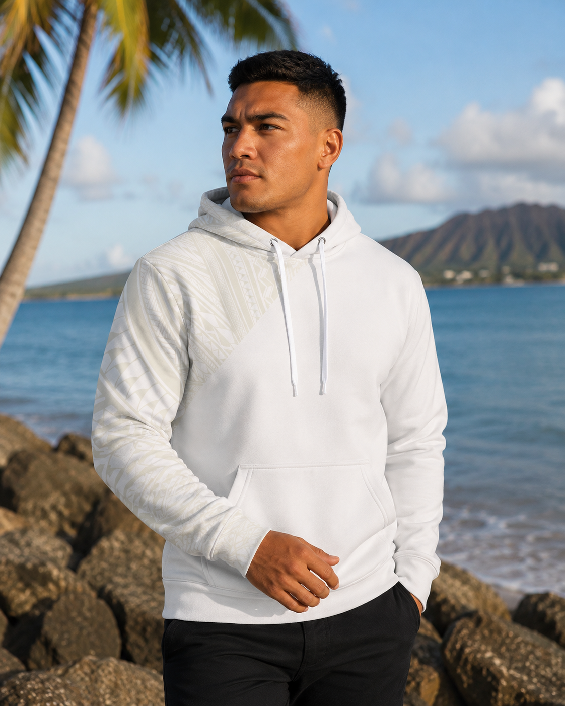 Samoa - White Men's Hoodie