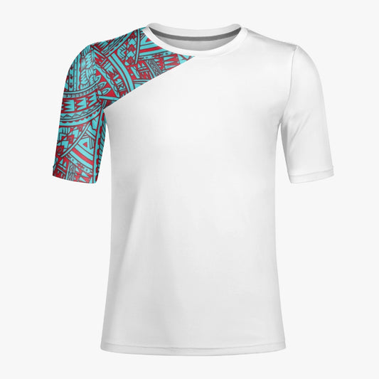 Polynesian - T-Shirt - Red/Blue