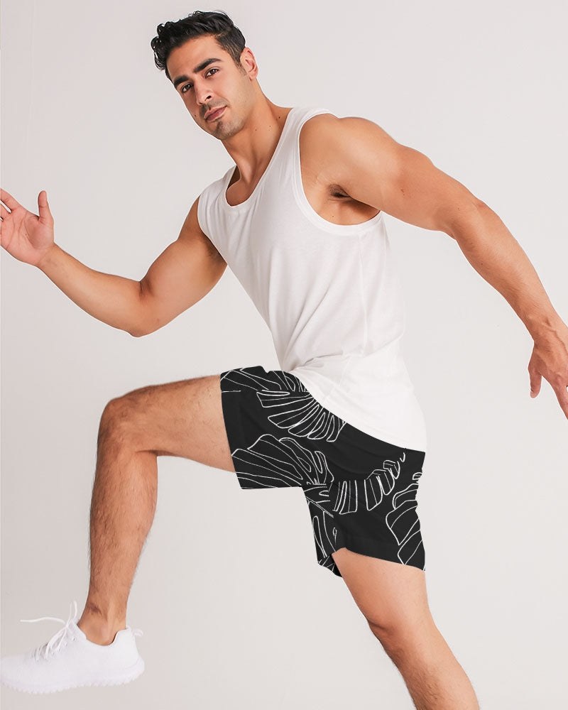 Monstera Men's Jogger Shorts