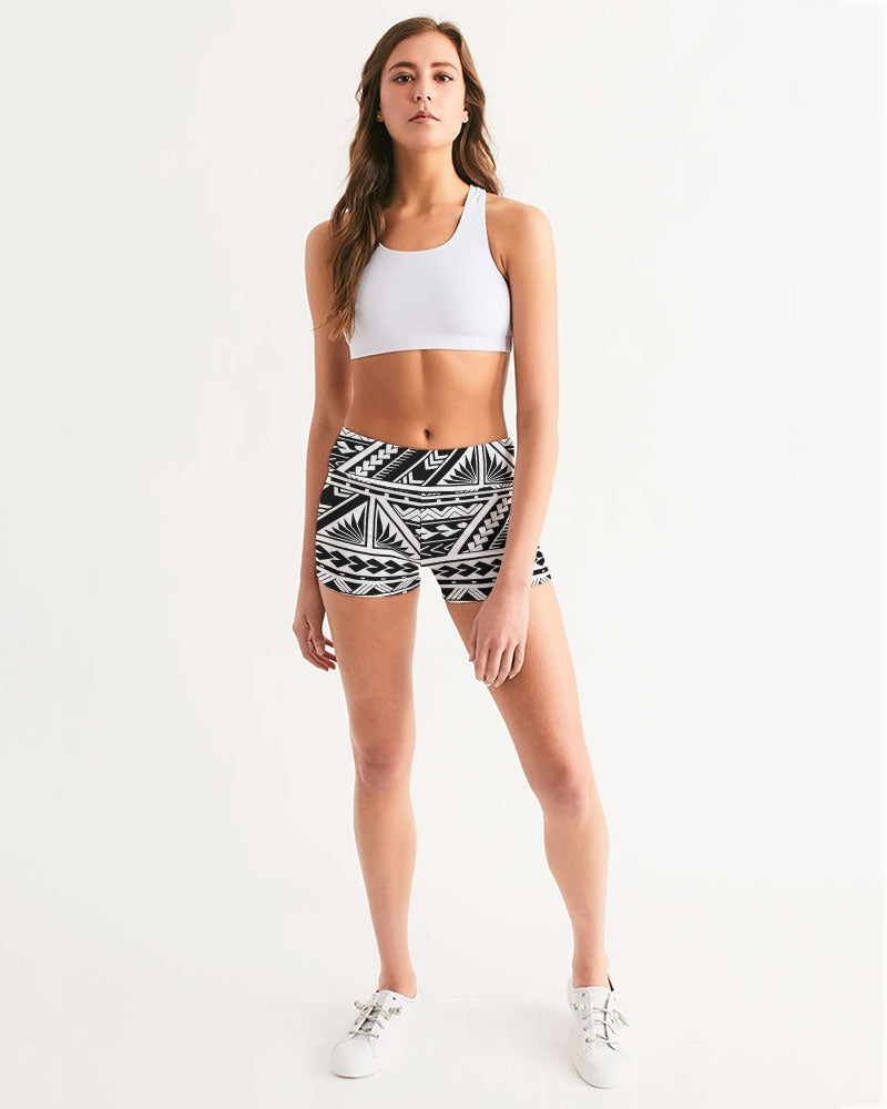 Malofie Women's Mid-Rise Yoga Shorts