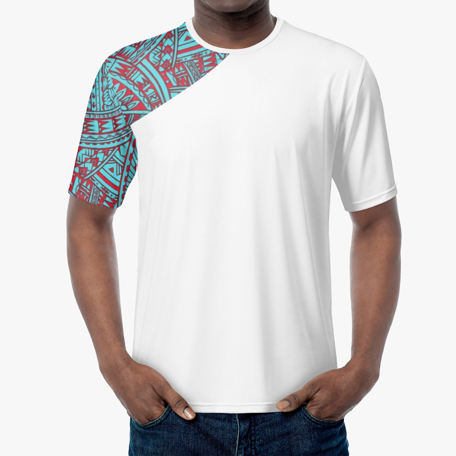 Polynesian Red/Blue T-Shirt