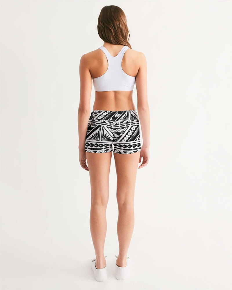 Malofie Women's Mid-Rise Yoga Shorts